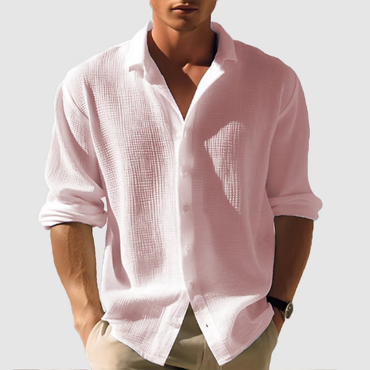 LARS™ | Elegant avslappet skjorte