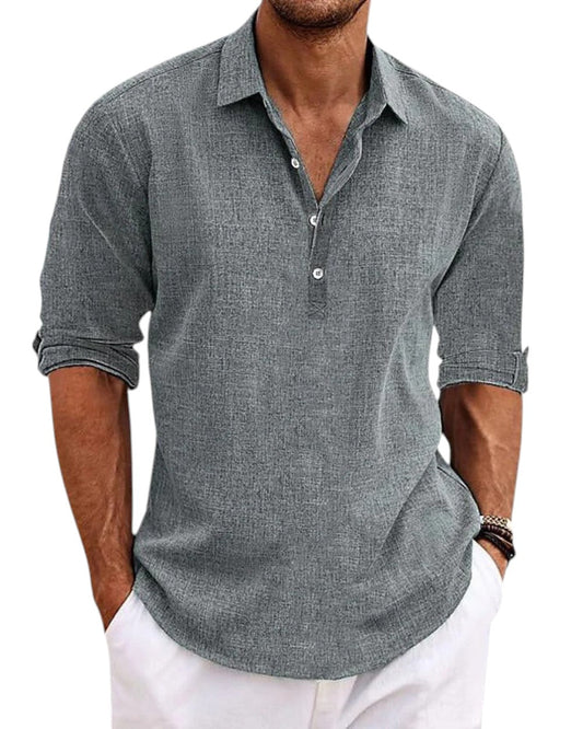 LUCAS™ | Casual linskjorte