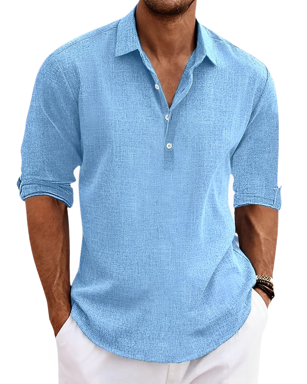 LUCAS™ | Casual linskjorte