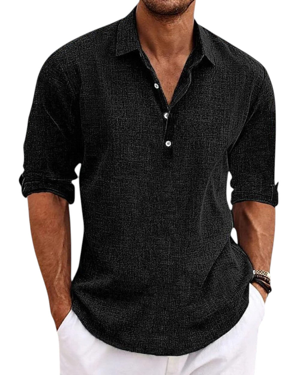 LUCAS™ | Casual linskjorte