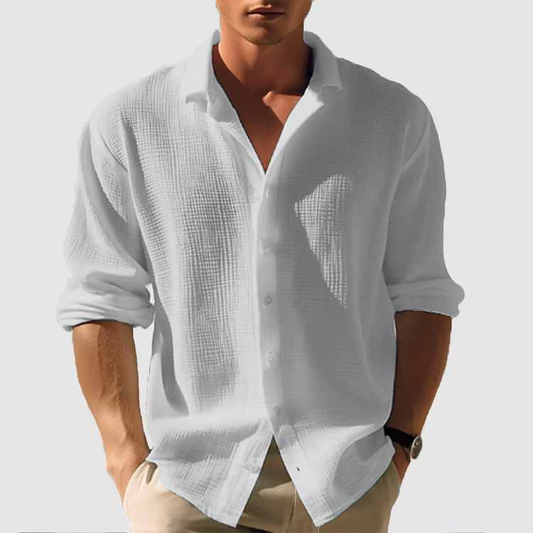 LARS™ | Elegant avslappet skjorte