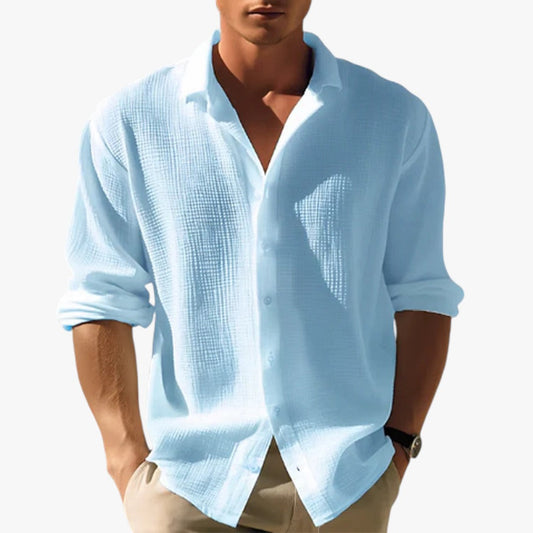 LARS™ | Elegant avslappet skjorte