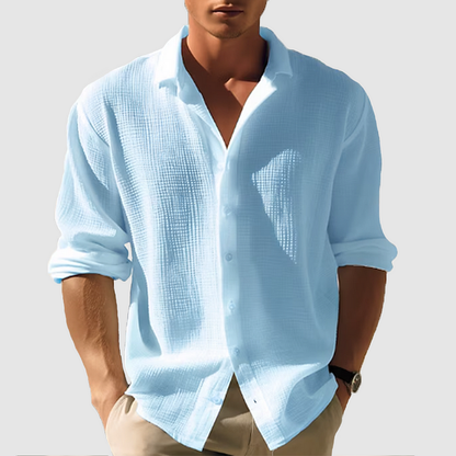 LARS™ | Elegant avslappet skjorte