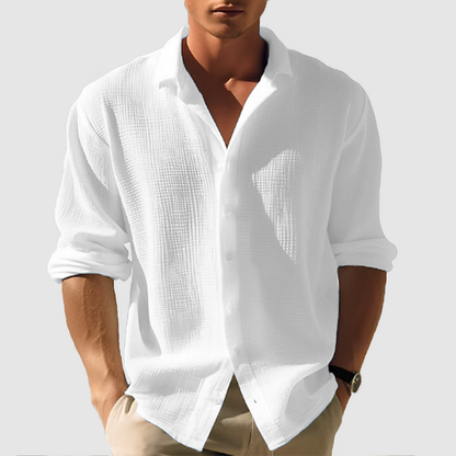 LARS™ | Elegant avslappet skjorte