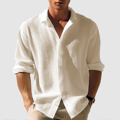 LARS™ | Elegant avslappet skjorte